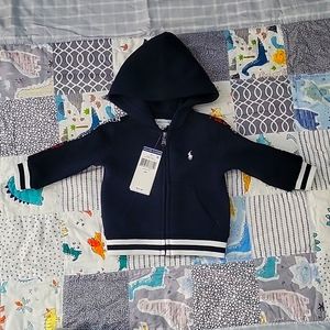 NWT Ralph Lauren zip up hoodie
